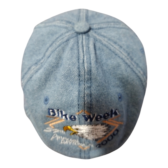 Vintage 59th Annual Daytona Bike Week 2000 Denim Hat - Picture 8 of 10